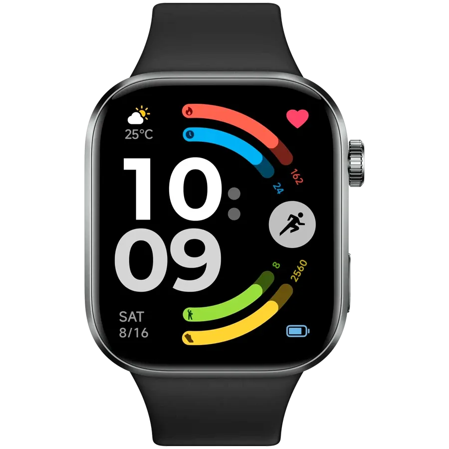 Смарт часовник Xiaomi Redmi Watch 6 Obsidian, черен