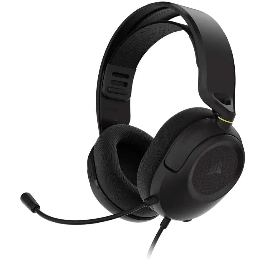 Геймърски слушалки Corsair HS35 Stereo V3, черни