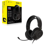 Геймърски слушалки Corsair HS35 Stereo V3, черни