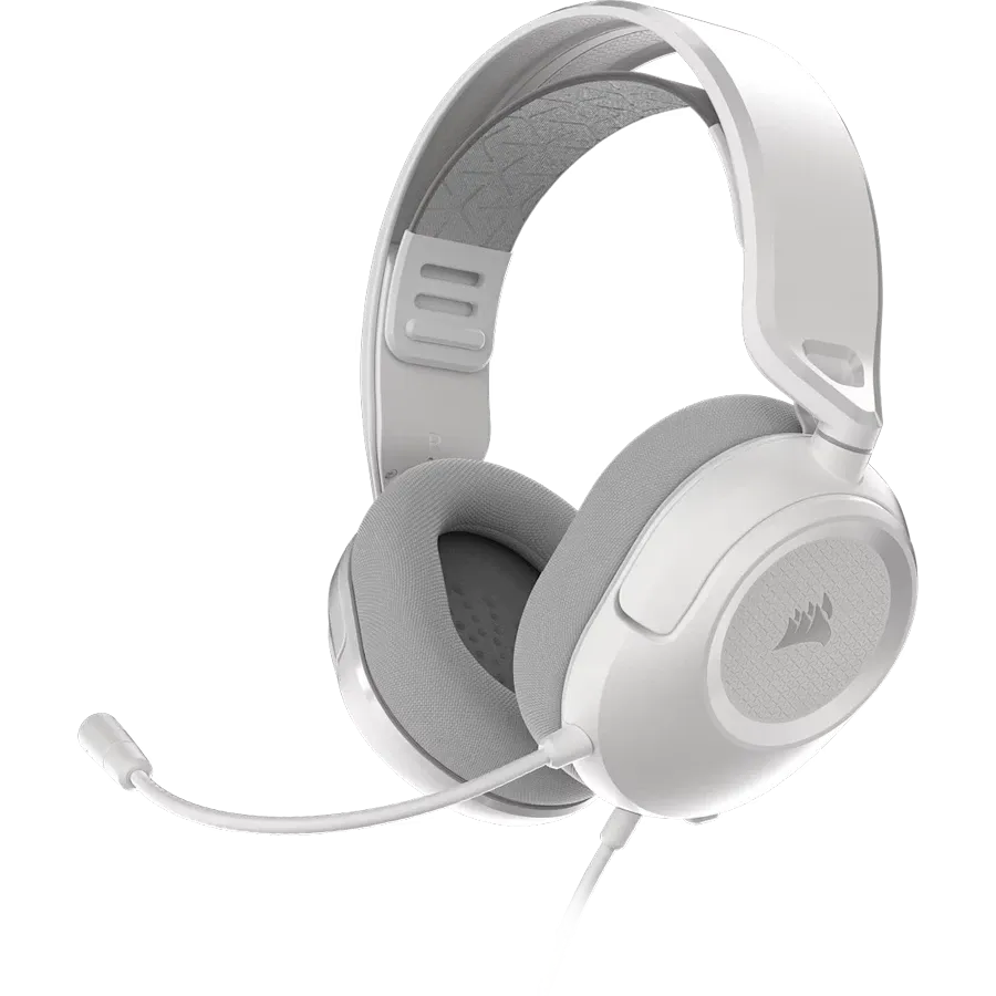 Геймърски слушалки Corsair HS35 Stereo V3, бяли