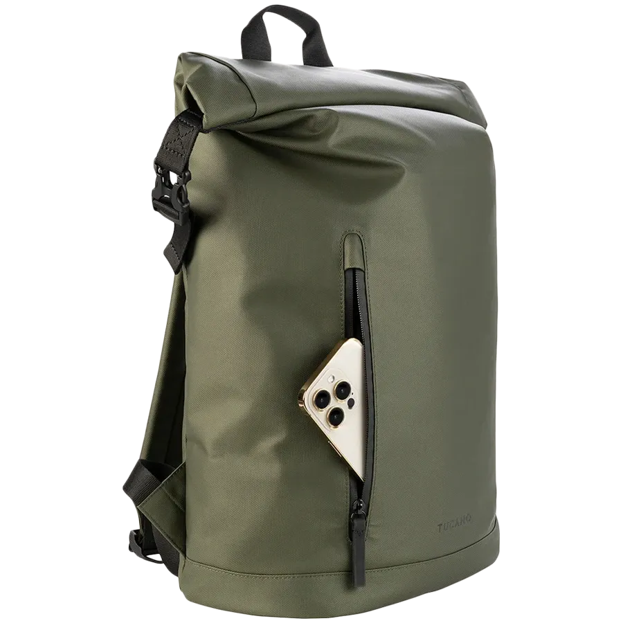 Раница Tucano Rollo за Laptop 15.6/ MacBook Pro 16 (2019-2023) Military, зелена