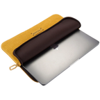 Калъф за лаптоп Tucano VELLUTO2 Sleeve MBP/MBA 13'', жълт