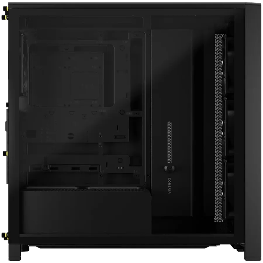 Компютърна кутия Corsair Frame 4000D RS Wood Mid-Tower, Black/Walnut