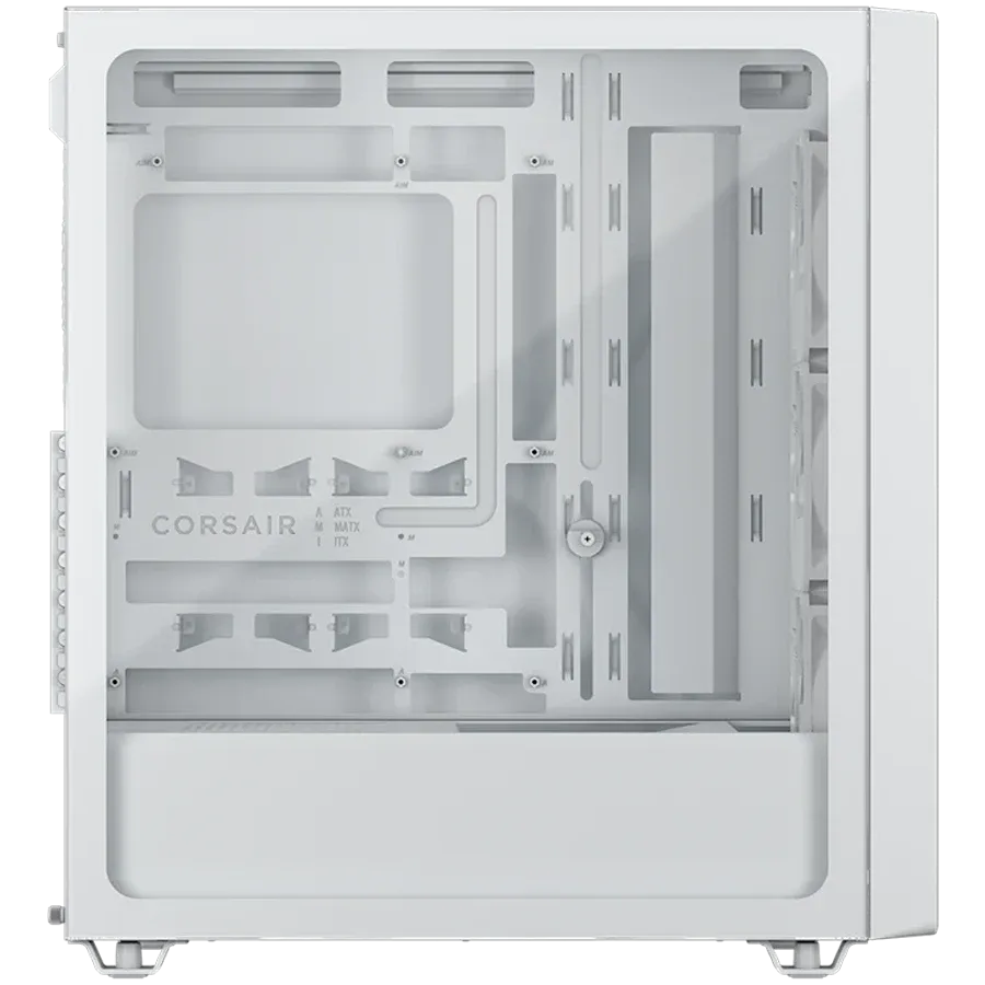 Компютърна кутия Corsair 3200D RS Mid-Tower Performance Case, бяла