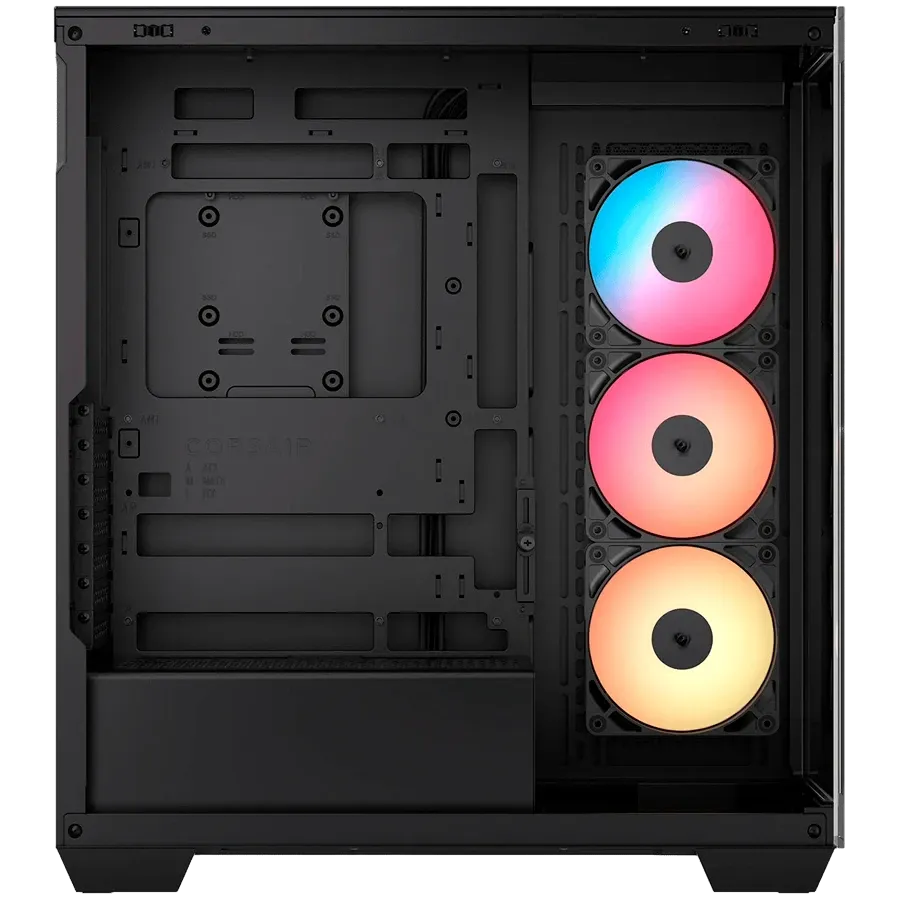 Компютърна кутия Corsair 3500X RSR ARGB Tempered Glass Mid-Tower, черна