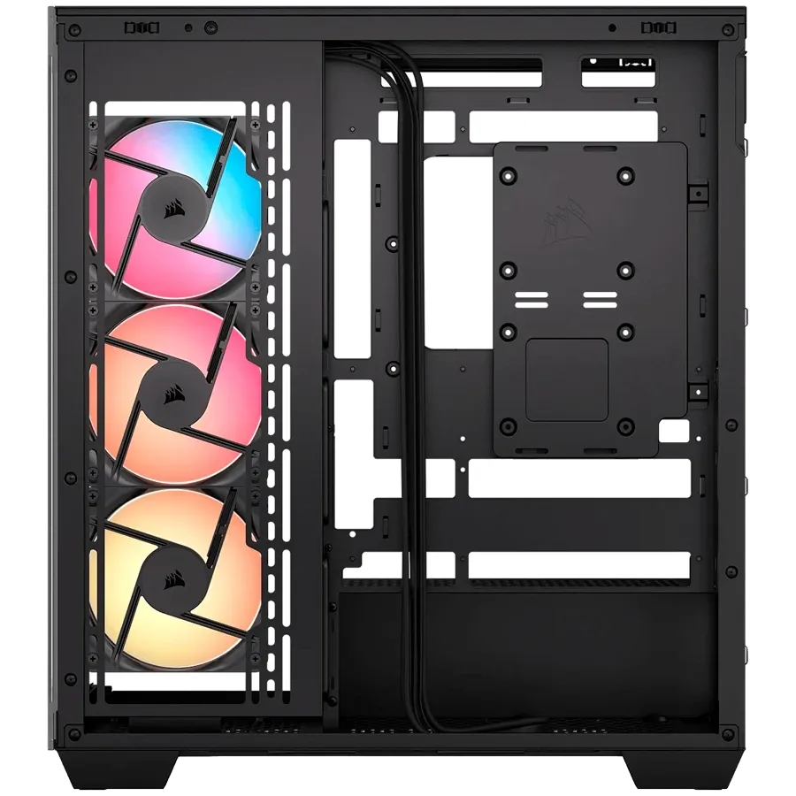 Компютърна кутия Corsair 3500X RSR ARGB Tempered Glass Mid-Tower, черна
