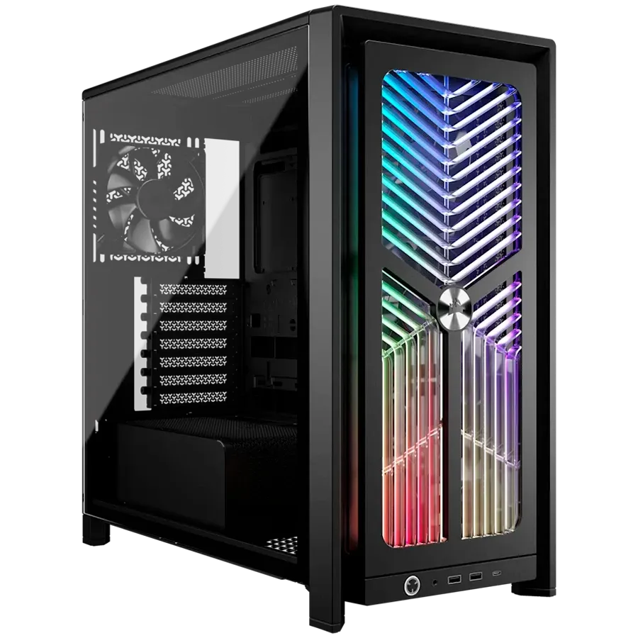 Компютърна кутия Corsair Frame 4000X RS Mid-Tower, черна