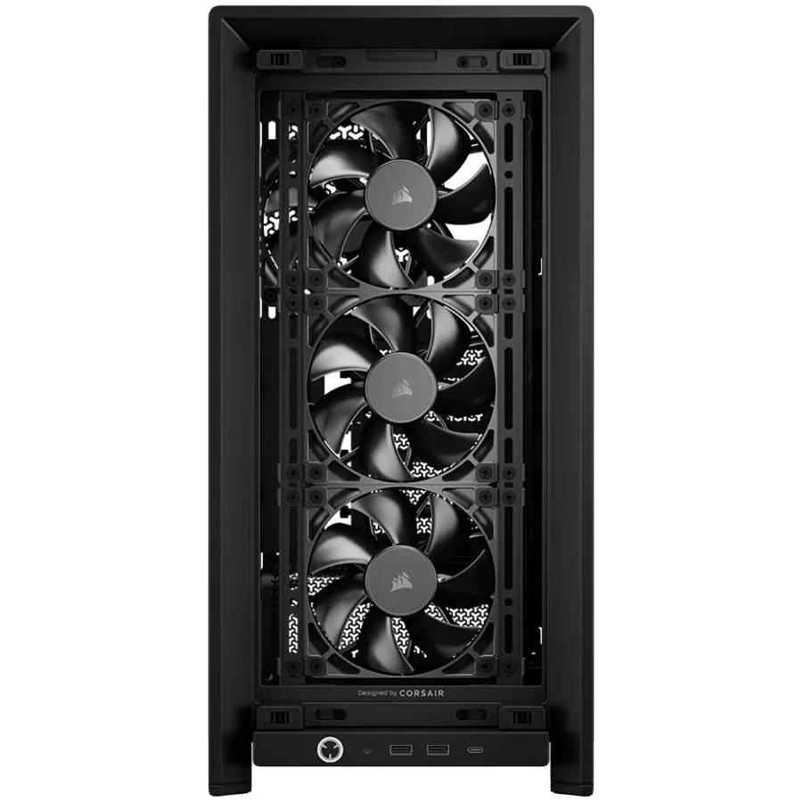 Компютърна кутия Corsair Frame 4000X RS Mid-Tower, черна