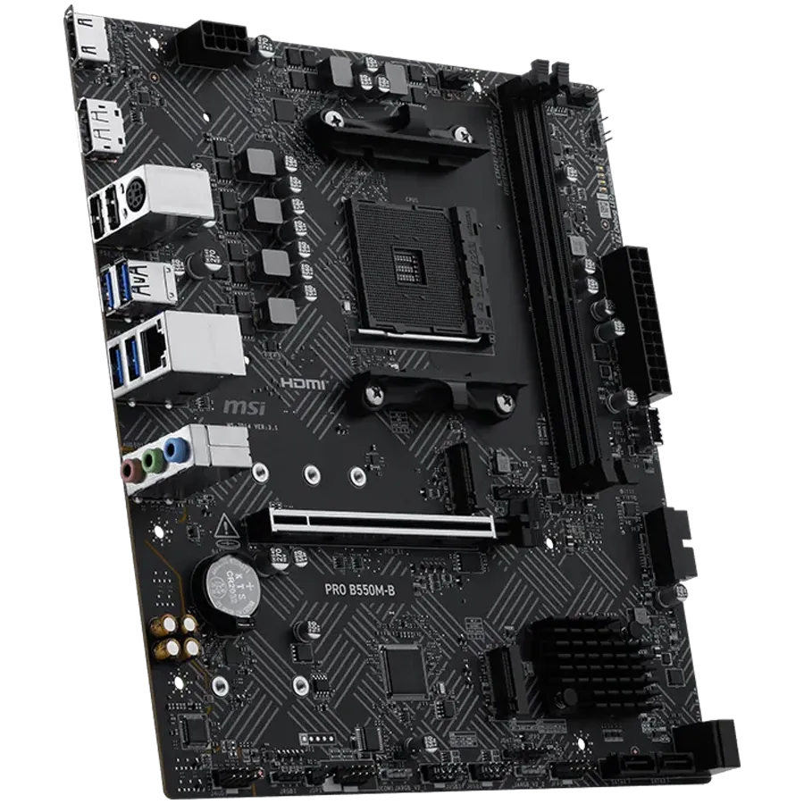 Дънна платка MSI PRO B550M-B, M-ATX