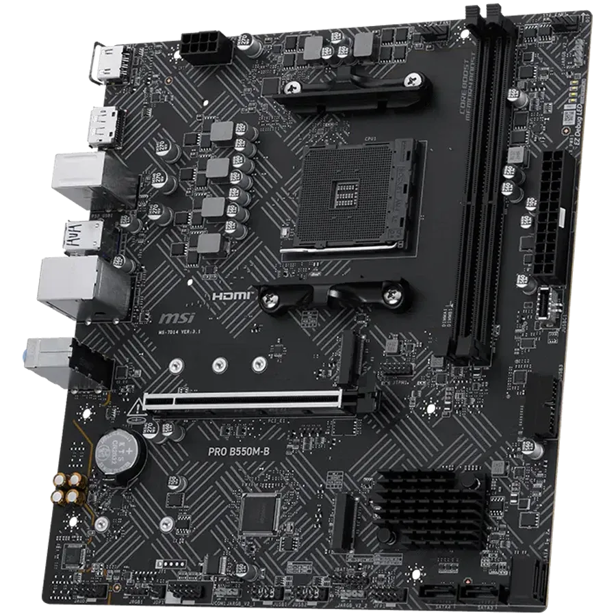 Дънна платка MSI PRO B550M-B, M-ATX