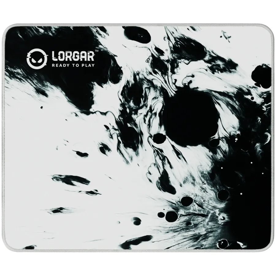 Подложка за мишка Lorgar full print white and black design, bottom