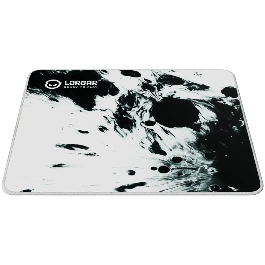 Подложка за мишка Lorgar full print white and black design, bottom