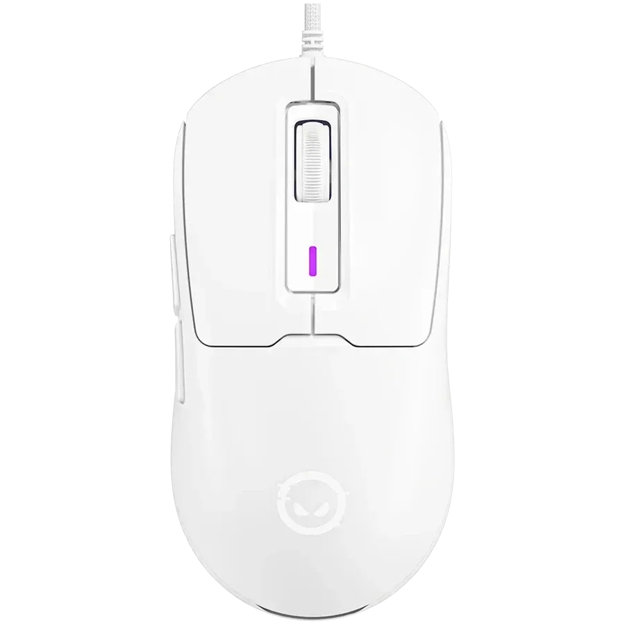 Геймърска мишка Lorgar Gaming wired, Pixart 3311 sensor, MCU: Hetai 571 (LRG-MSA10R-WH)