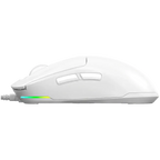 Геймърска мишка Lorgar Gaming wired, Pixart 3311 sensor, MCU: Hetai 571 (LRG-MSA10R-WH)