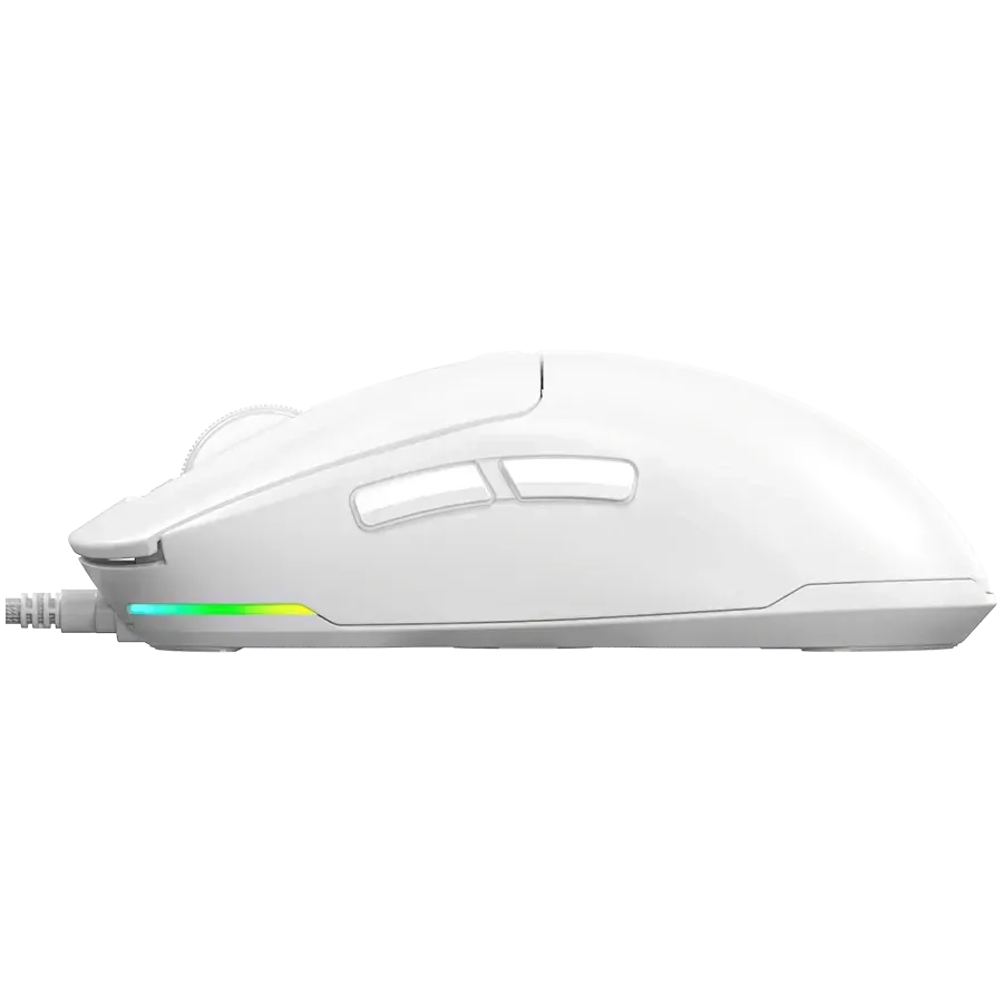 Геймърска мишка Lorgar Gaming wired, Pixart 3311 sensor, MCU: Hetai 571 (LRG-MSA10R-WH)