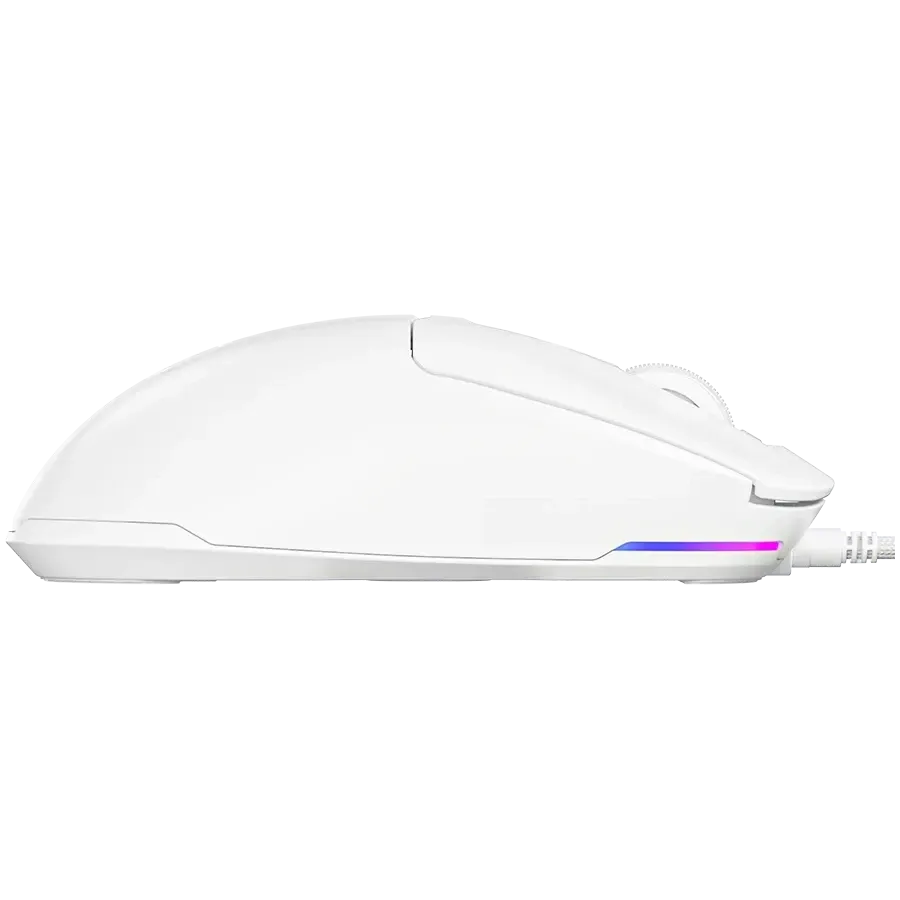 Геймърска мишка Lorgar Gaming wired, Pixart 3311 sensor, MCU: Hetai 571 (LRG-MSA10R-WH)