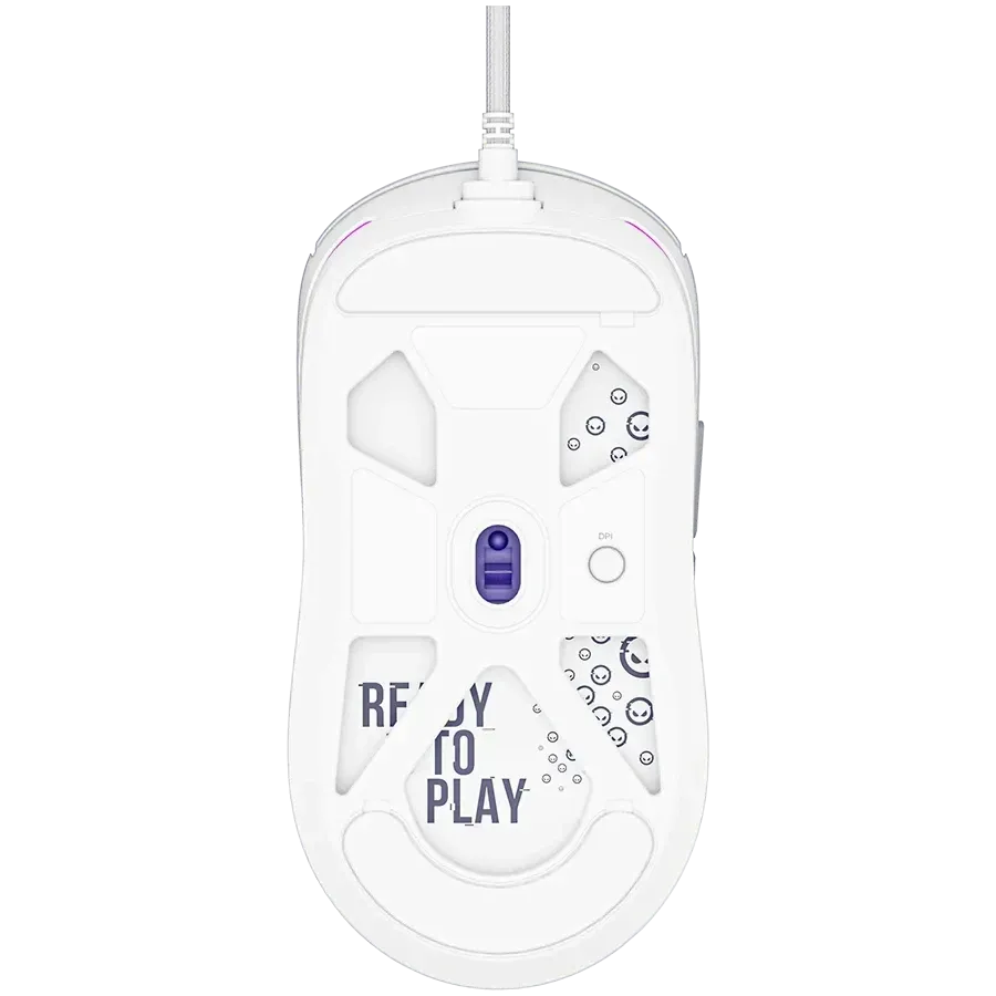 Геймърска мишка Lorgar Gaming wired, Pixart 3311 sensor, MCU: Hetai 571 (LRG-MSA10R-WH)