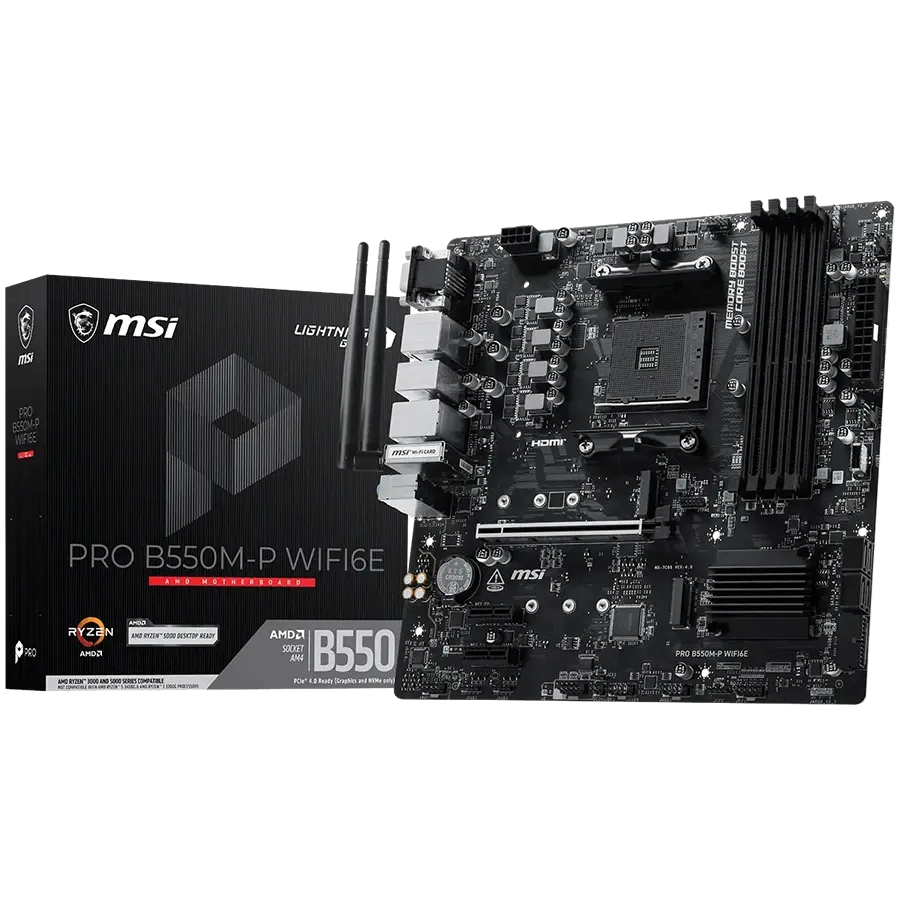 Дънна платка MSI PRO B550M-P WIFI6E