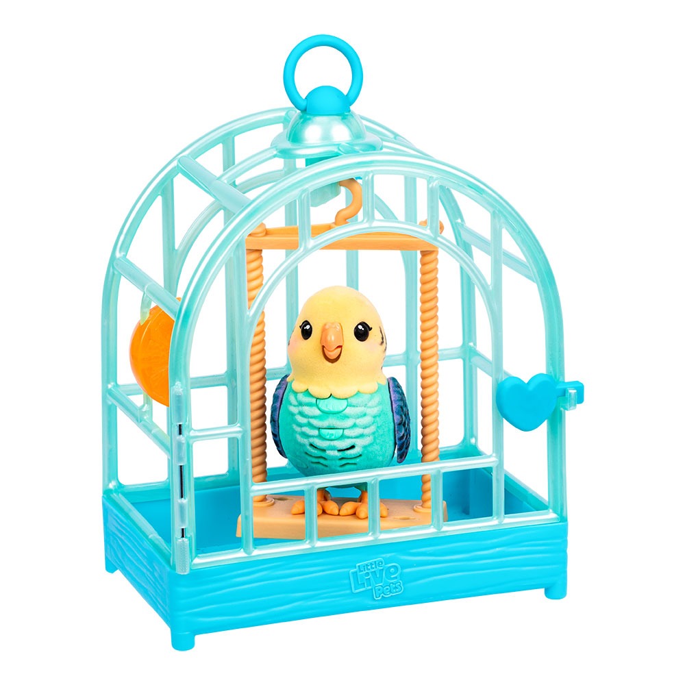 Little Live Pets Really Real Bird Интерактивно Пиле в Клетка Indie