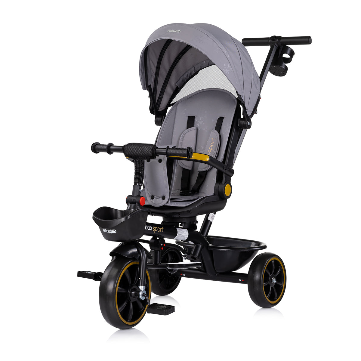 Chipolino Триколка със сенник Max Sport антрацит