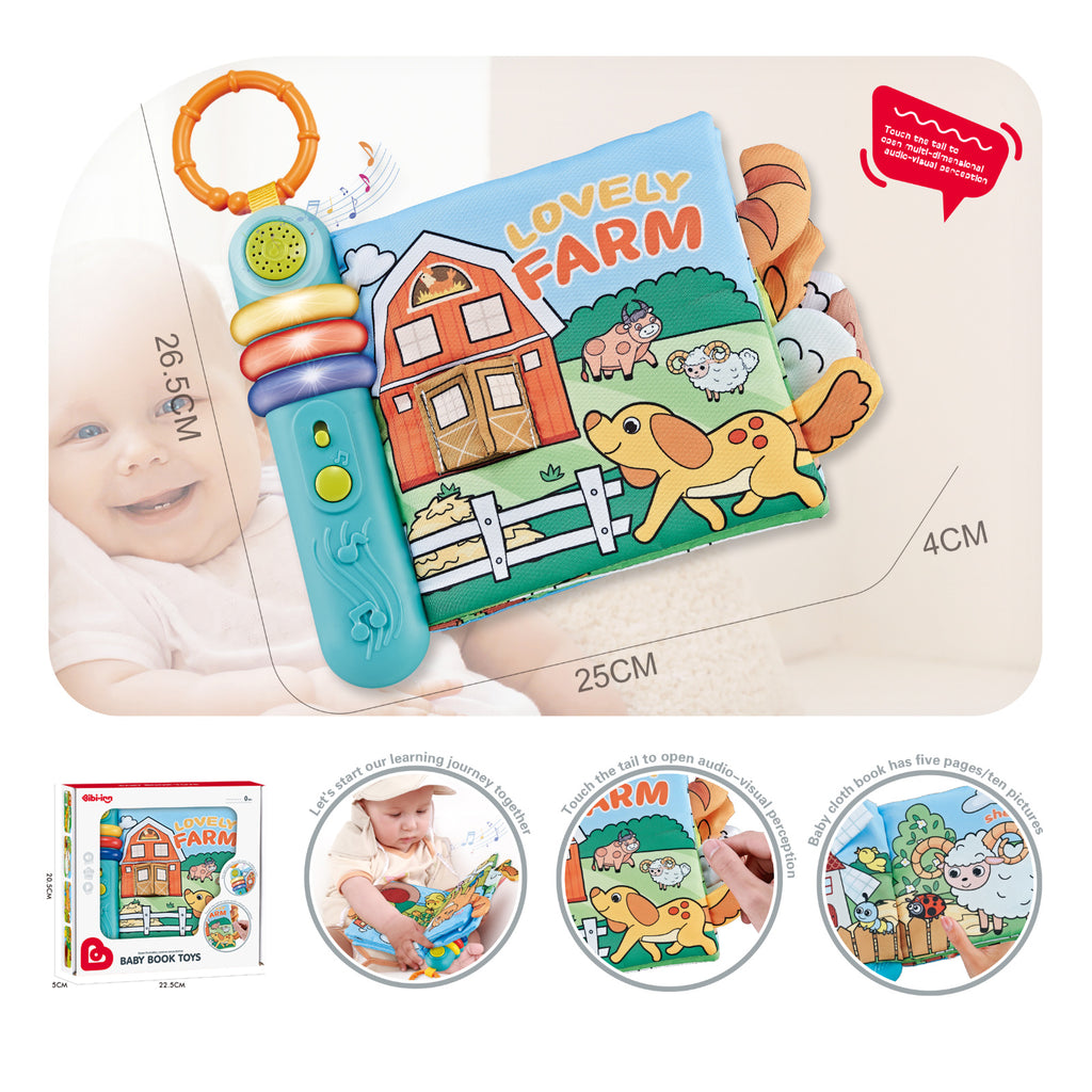 Chipolino Детска играчка книжка Ферма