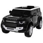 Джип акумулаторен 12V LAND ROVER DEFENDER с родителски контрол, черен