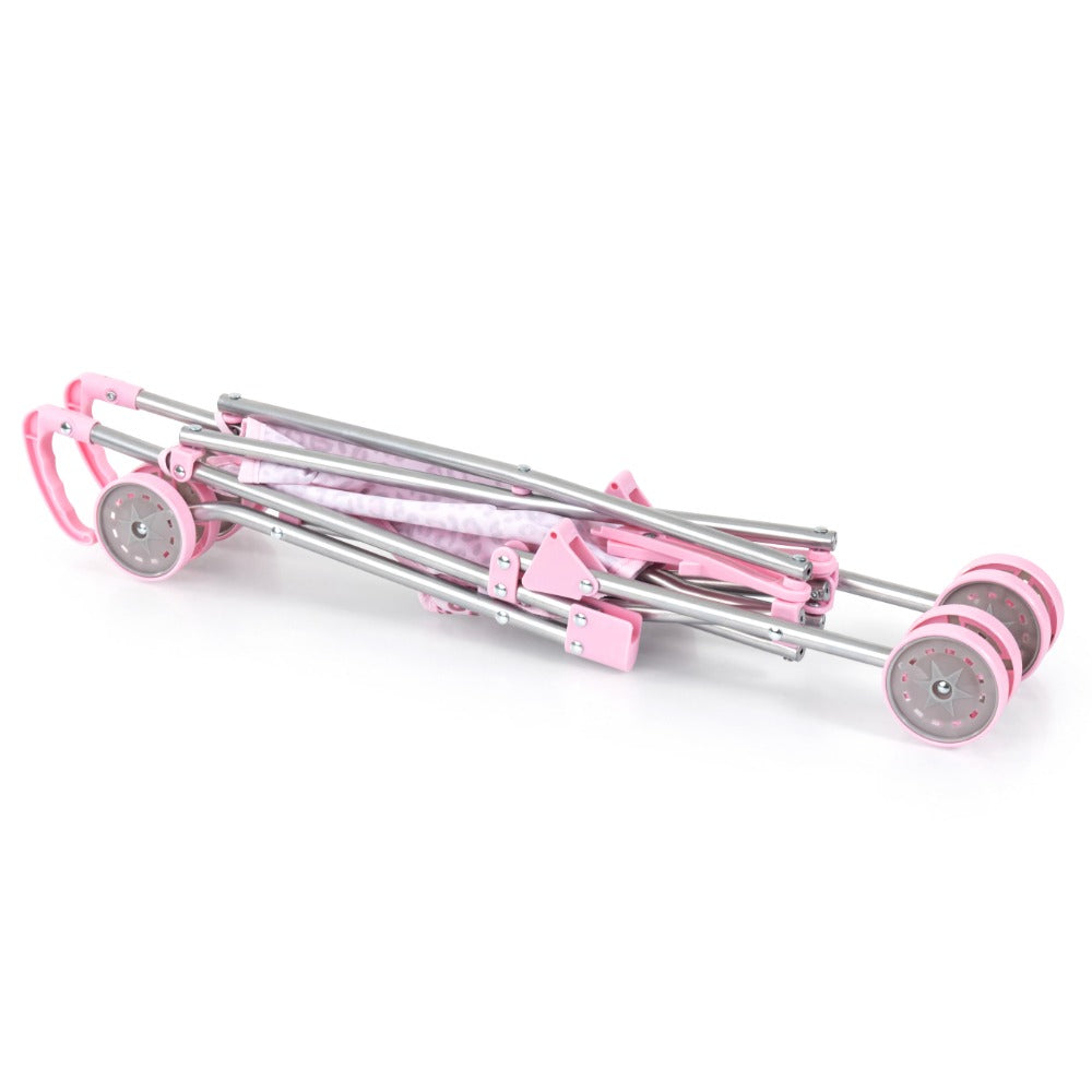 BAYER Количка за кукли BUGGY розова 27x46x57см.