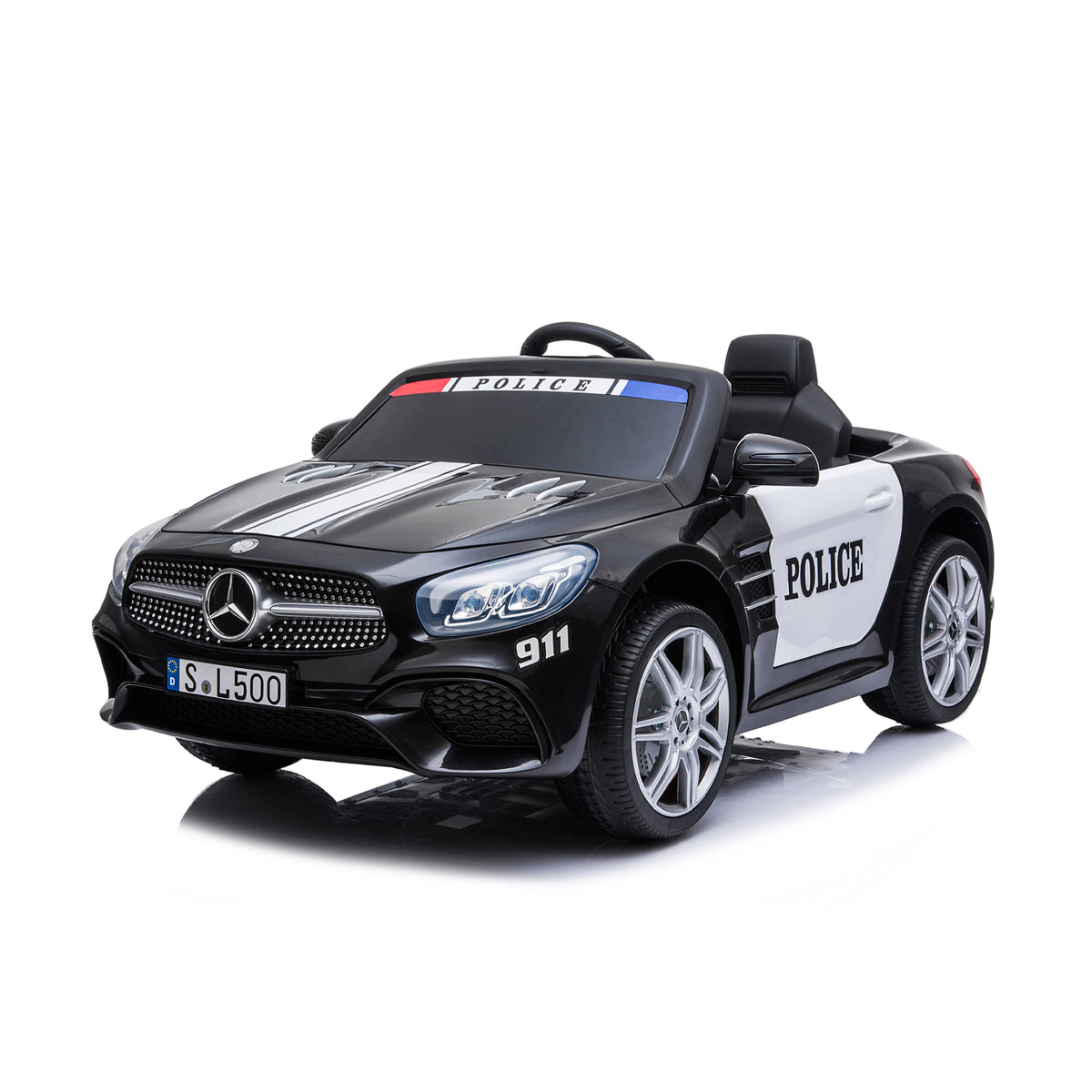 Chipolino Ел. кола Police Mercedes SL500 черна