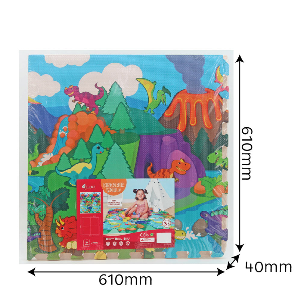 Sun Ta Toys Мек пъзел Светът на динозаврите 4+8 части