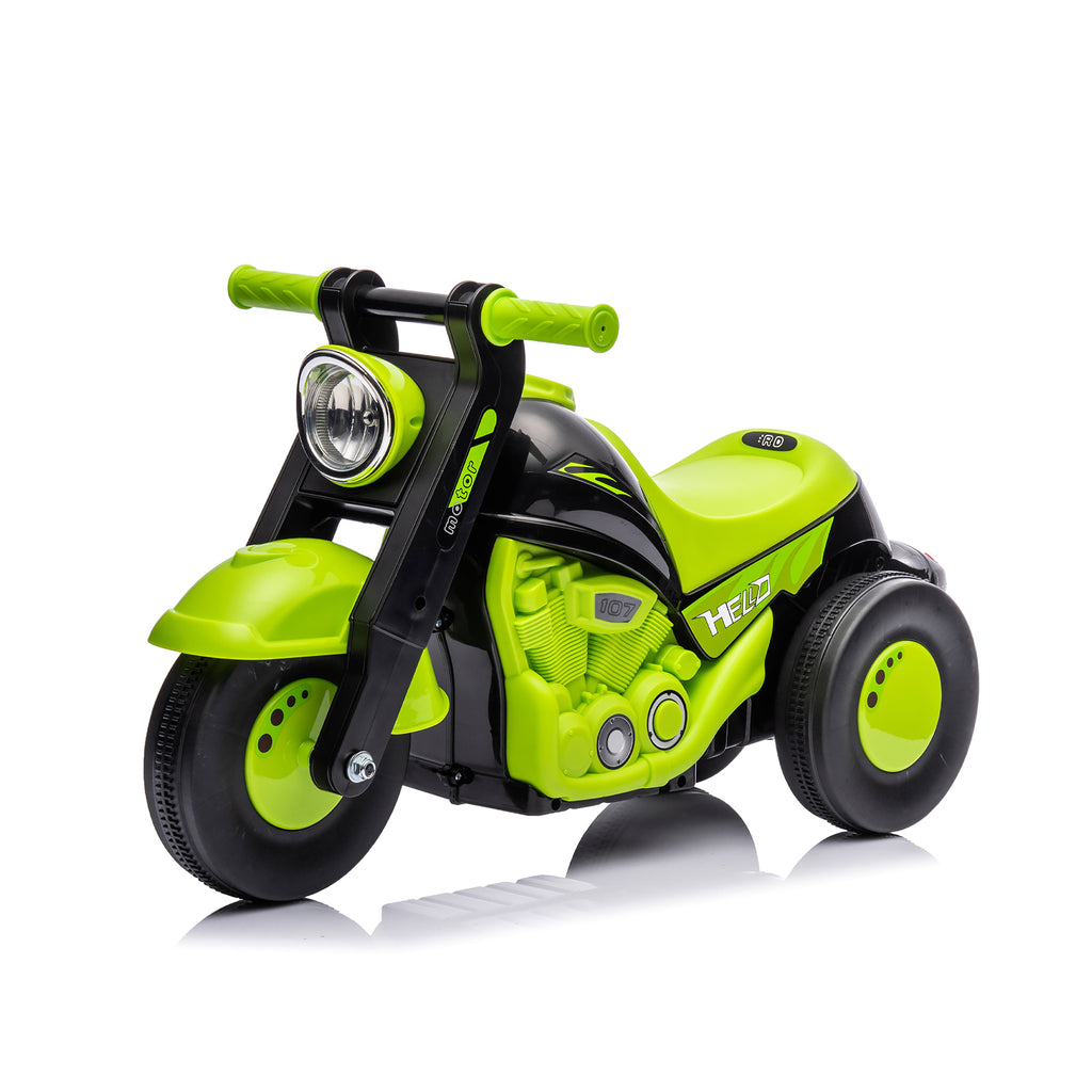 Chipolino Количка за яздене с муз.BubbleRider зеле