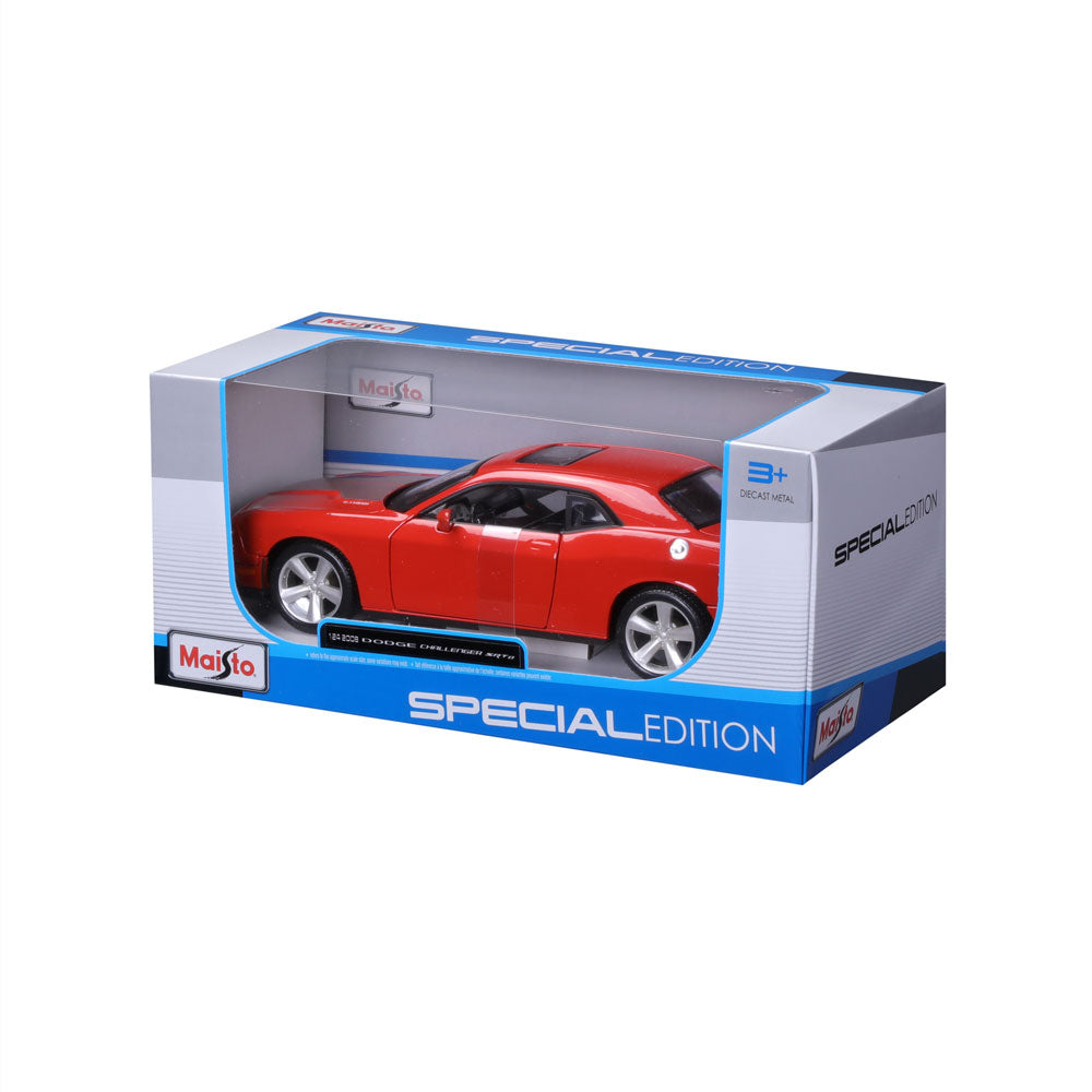 MAISTO SP EDITION Кола 2008 Dodge Challenger SRT8 1:24 оранжева