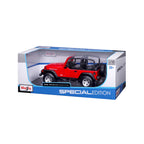 MAISTO SP EDITION Кола Jeep Wrangler Rubicon 1:18 червена
