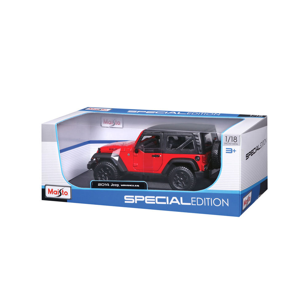 MAISTO SP EDITION Кола 2014 Jeep Wrangler 1:18 червена