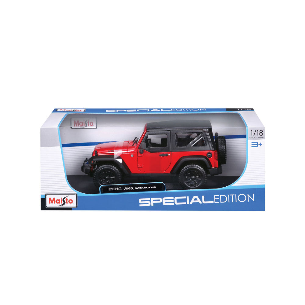 MAISTO SP EDITION Кола 2014 Jeep Wrangler 1:18 червена