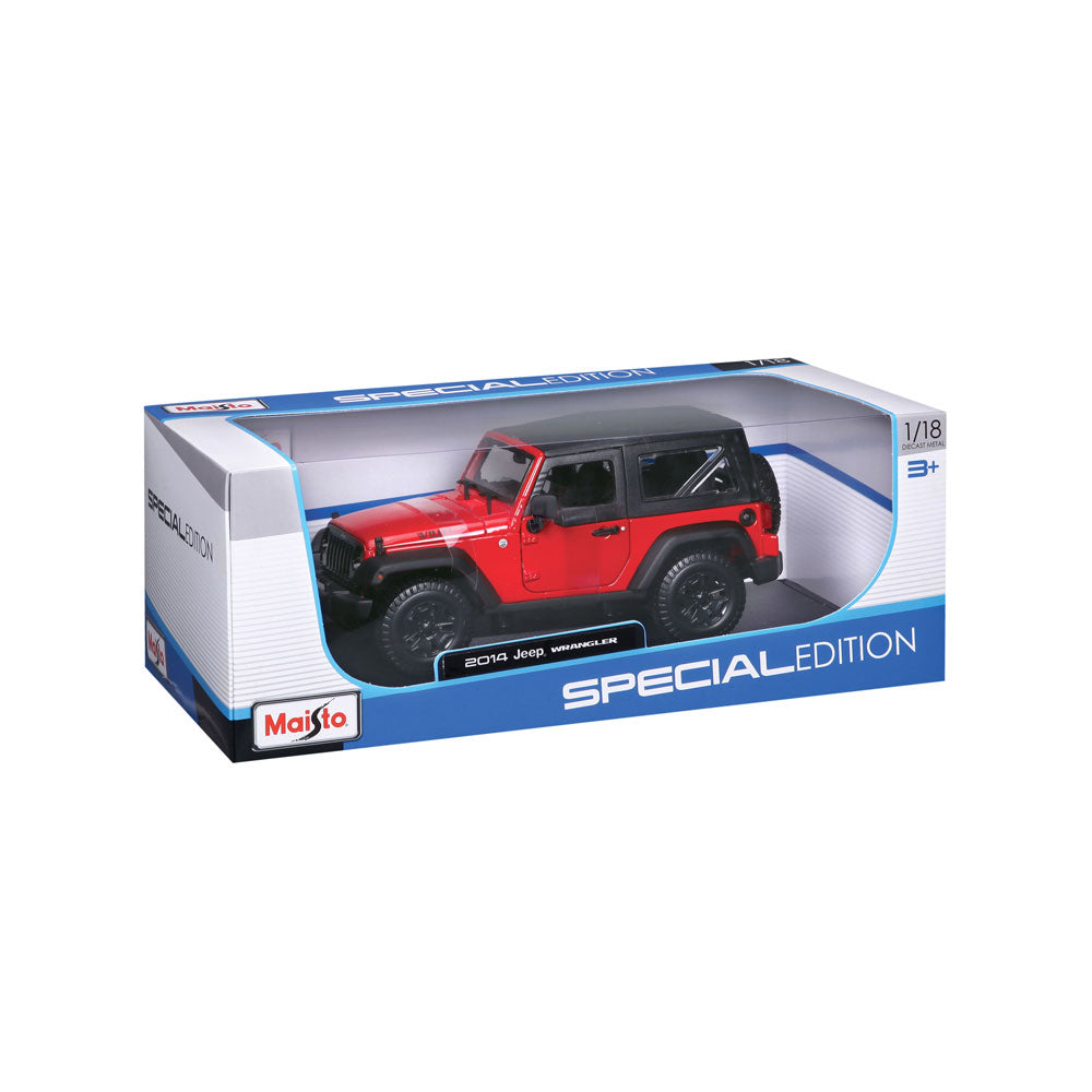 MAISTO SP EDITION Кола 2014 Jeep Wrangler 1:18 червена