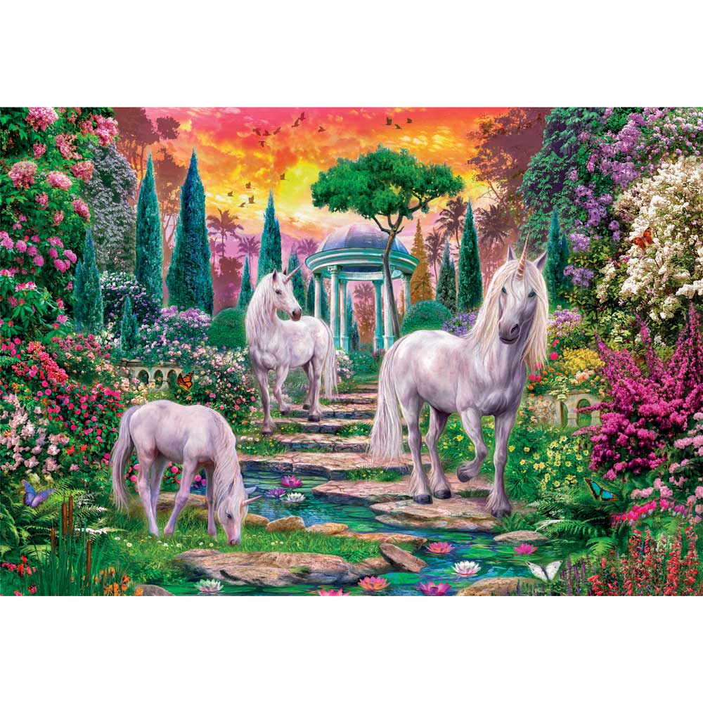 CLEMENTONI 2000ч. Пъзел Classical Garden Unicorns