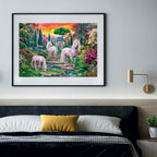CLEMENTONI 2000ч. Пъзел Classical Garden Unicorns