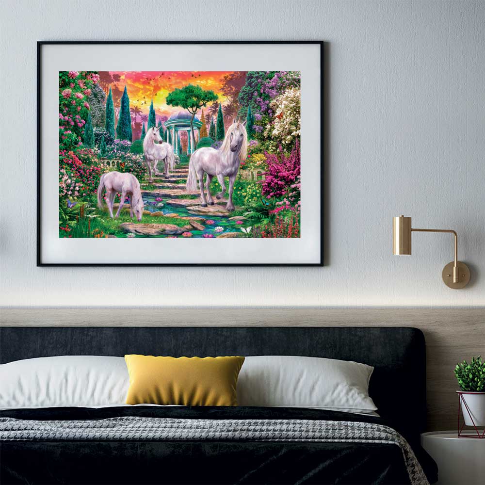 CLEMENTONI 2000ч. Пъзел Classical Garden Unicorns