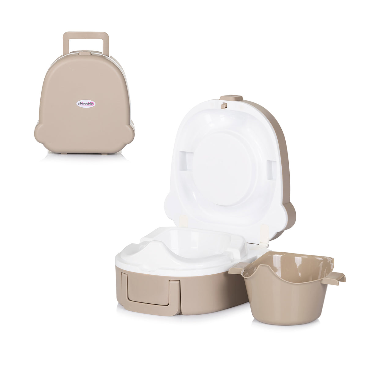 Chipolino Гърне за пътуване Potty to Go Беж