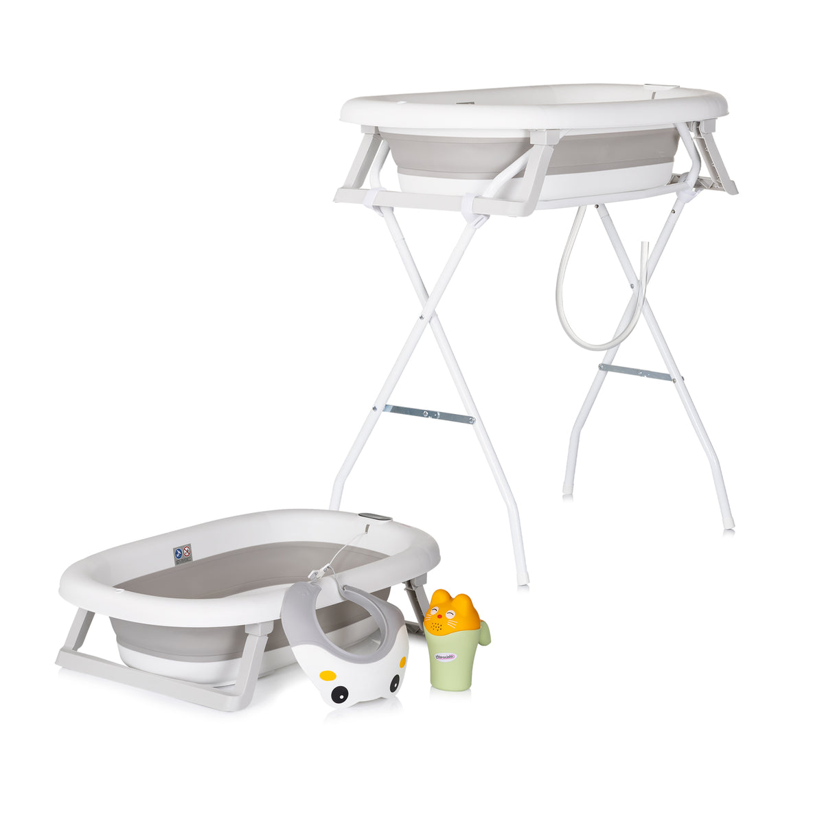 Chipolino Вана с канче, козирка и стойка AquaCare, сива