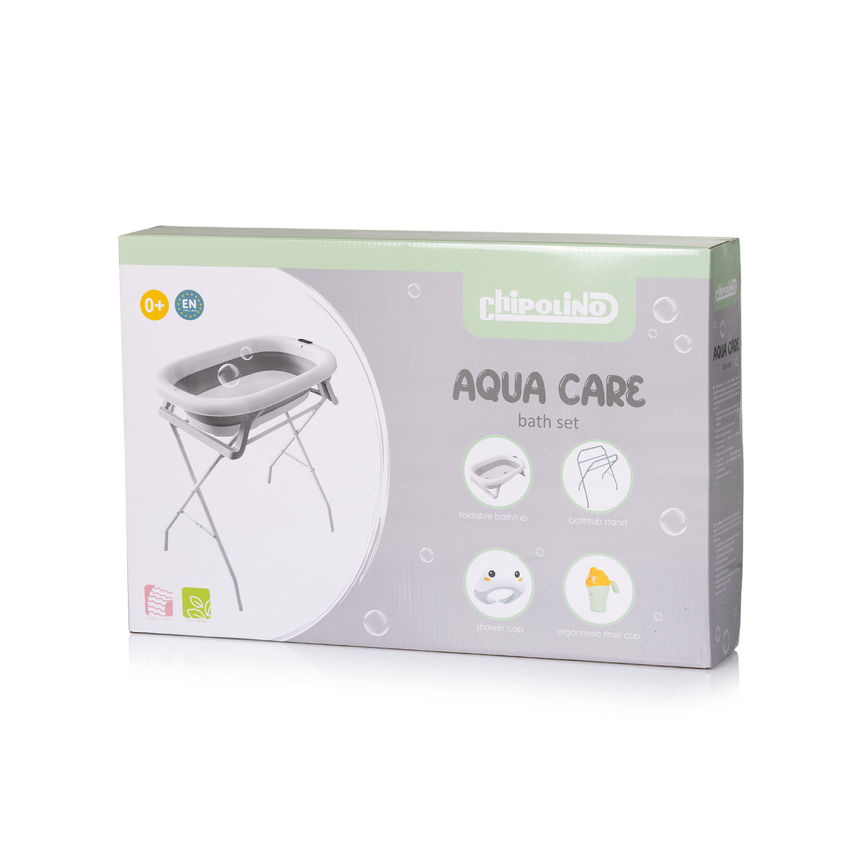 Chipolino Вана с канче, козирка и стойка AquaCare, сива