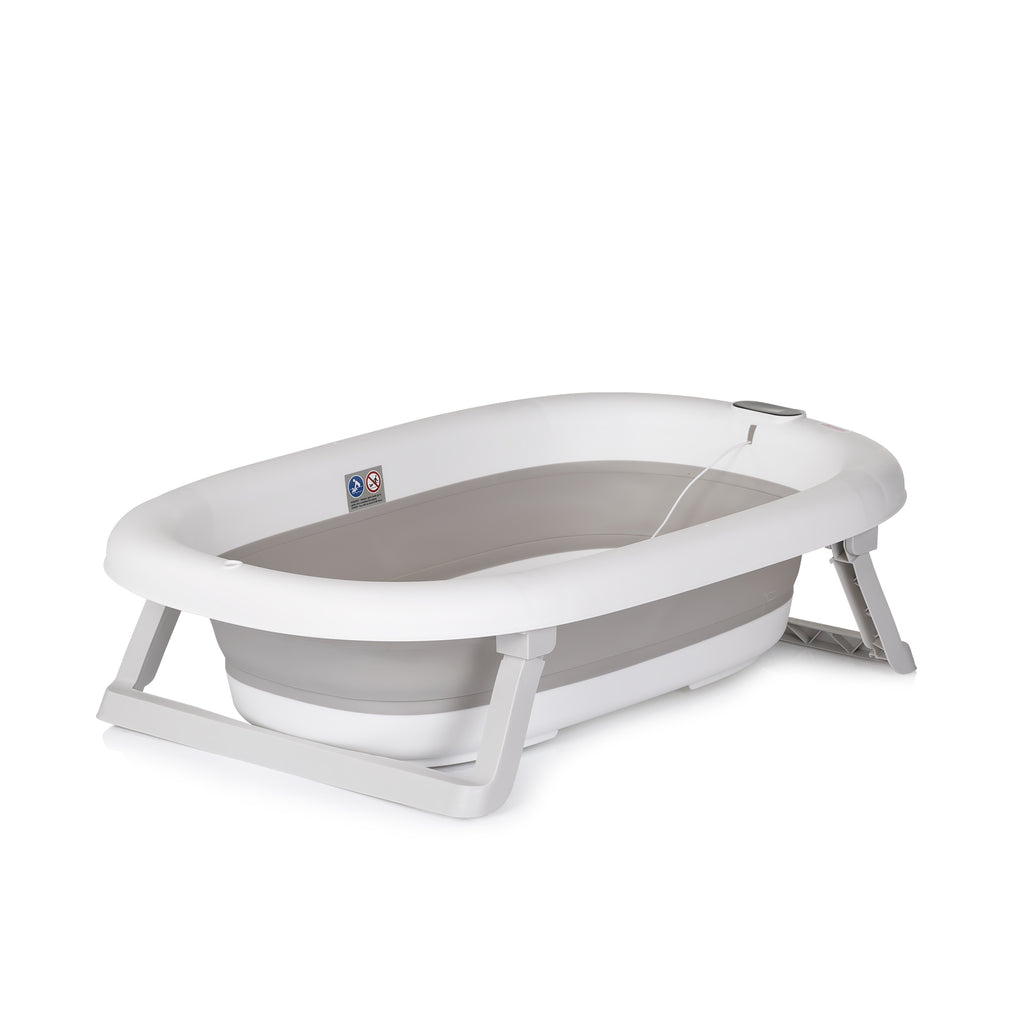 Chipolino Вана с матраче и стойка MiniSpa 78 см, сива