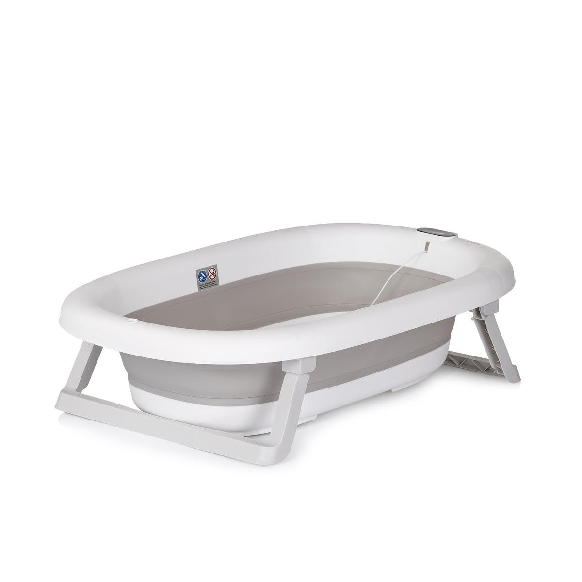 Chipolino Вана с матраче и стойка MiniSpa 78 см, сива