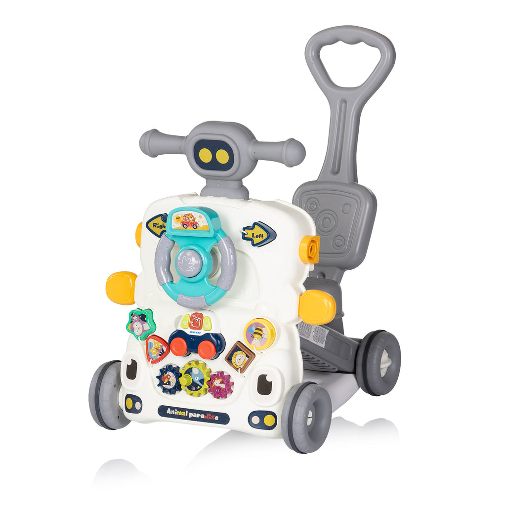 Chipolino Музикална играчка на колела Мулти, сива
