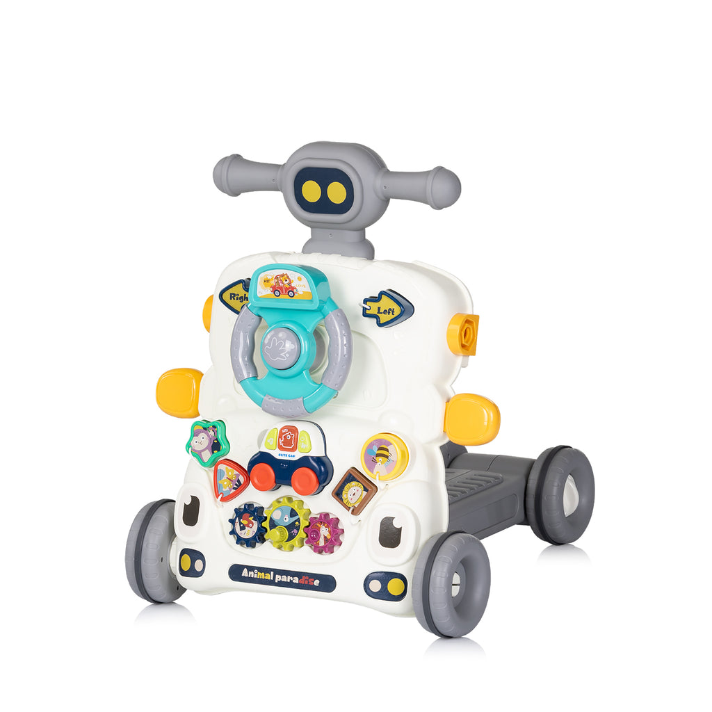 Chipolino Музикална играчка на колела Мулти, сива