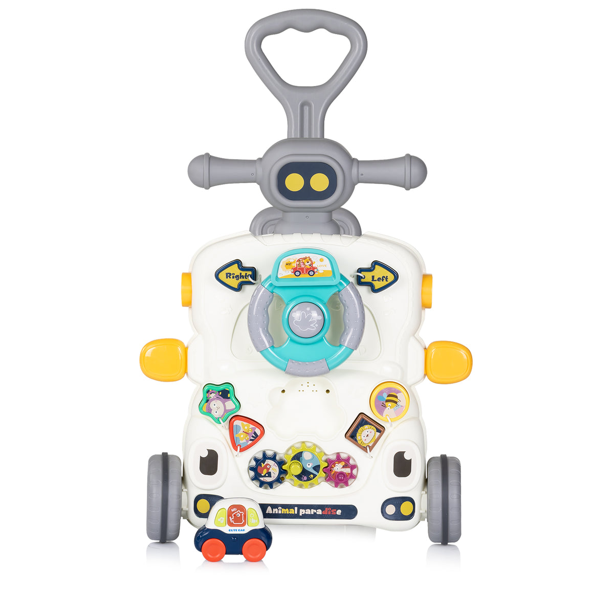 Chipolino Музикална играчка на колела Мулти, сива