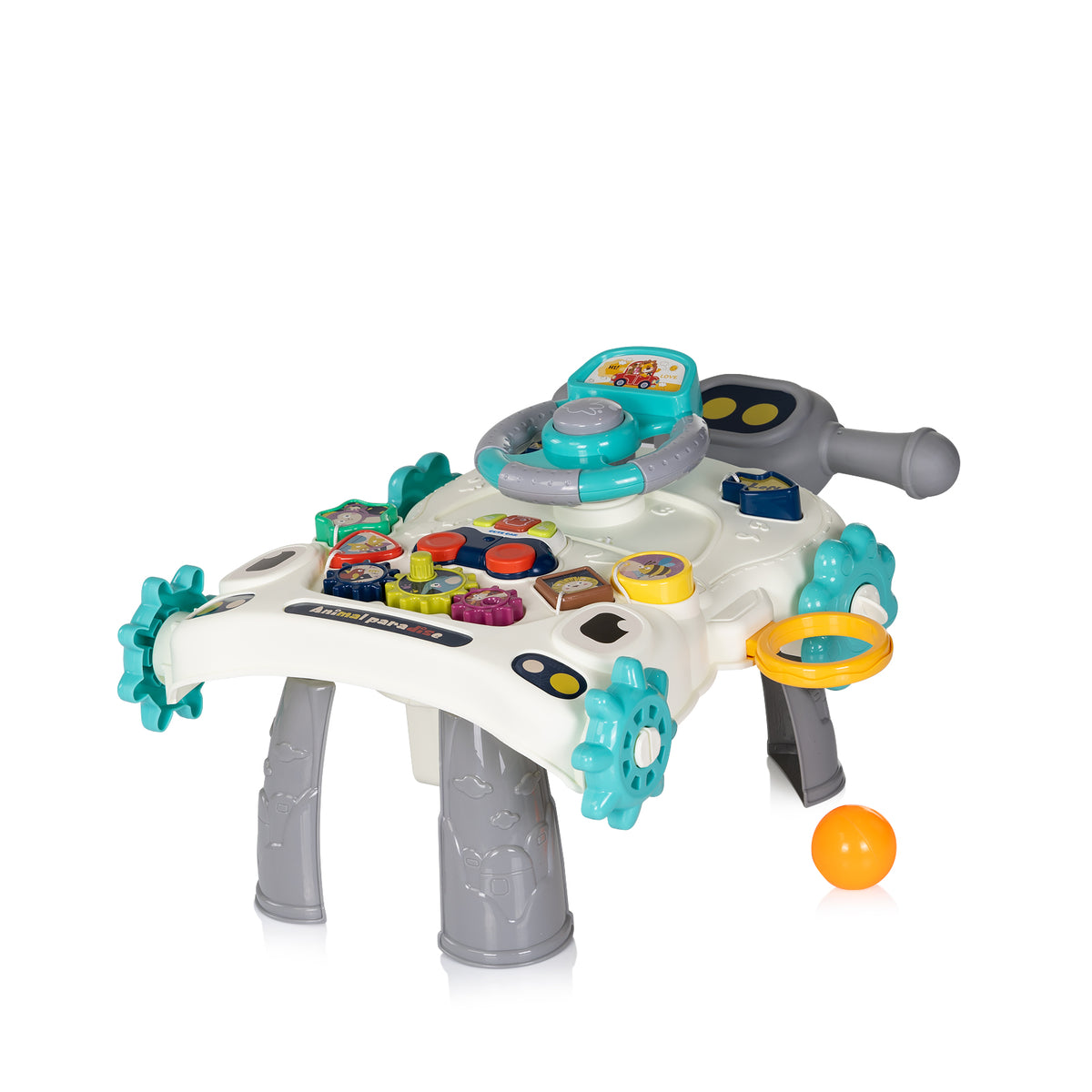 Chipolino Музикална играчка на колела Мулти, сива