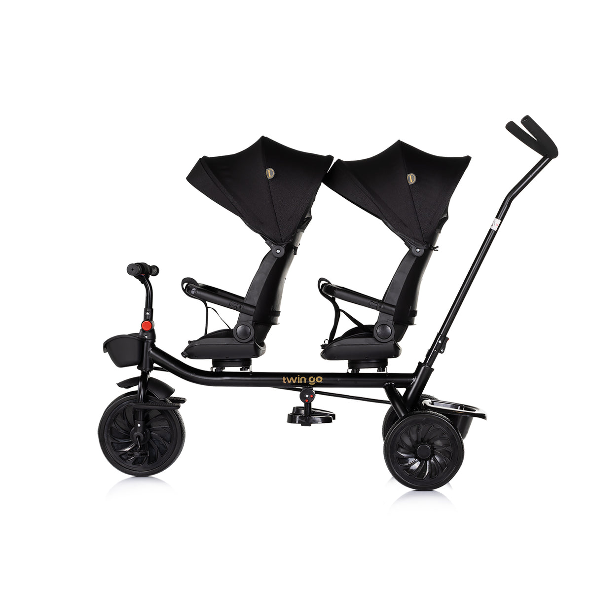 Chipolino Триколка за близнаци Twin Go Черна