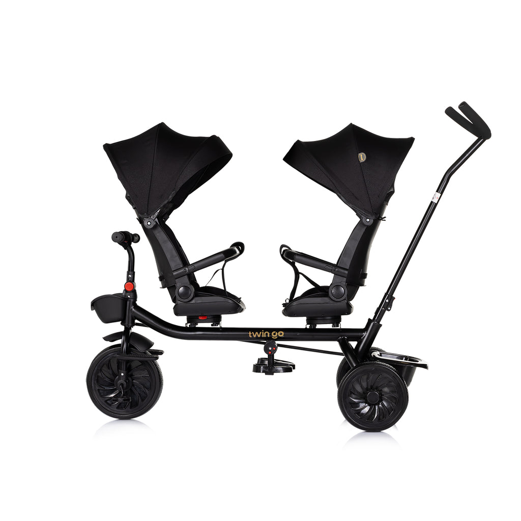 Chipolino Триколка за близнаци Twin Go Черна