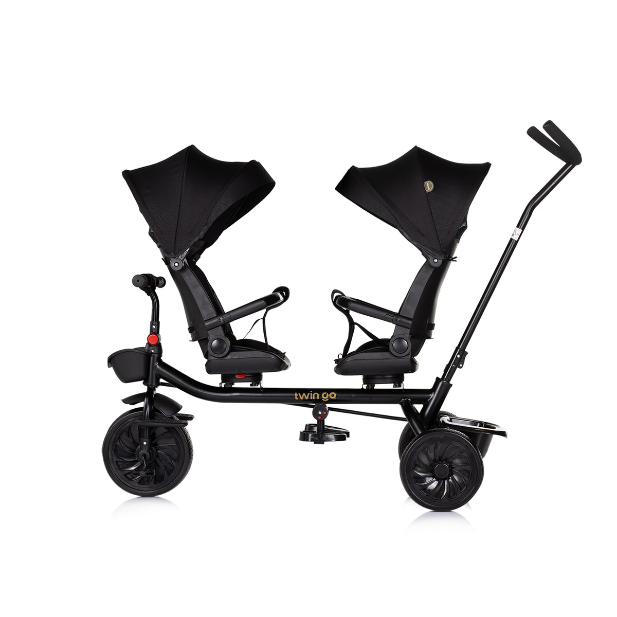 Chipolino Триколка за близнаци Twin Go Черна